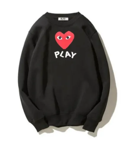 CDG Play Double Side Printed Sweatshirt