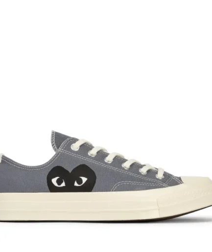 CONVERSE BLACK HEART GREY LOW TOP