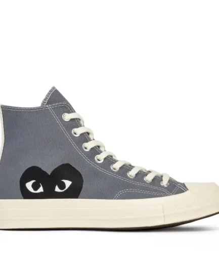 CONVERSE BLACK HEART GREY HIGH TOP