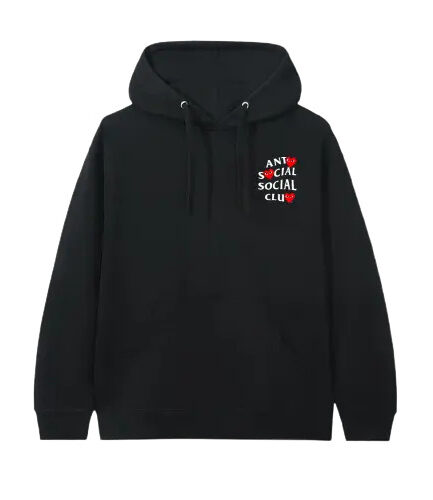 ASSC X COMME des GARCONS Black Hoodie