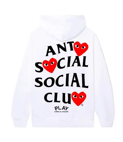 ASSC COMME des GARCONS White Hoodie