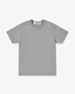 CDG Play Unisex Reverse Red Heart T-Shirt Grey
